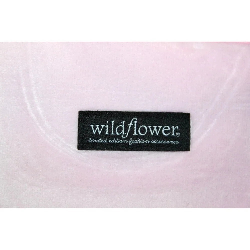 Wildflower Rose Latte Love Laptop Bag 16x10.5 Pink Hearts Dual Handles Padded